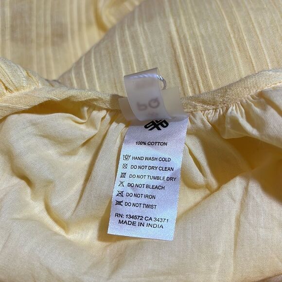 PQ SWIM Citrine Ramona Dress yellow maxi sundress XS/S - Picture 4 of 4